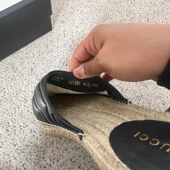 Gucci Napa Charlotte Leather Sandal Authentic - Picture 5 of 10